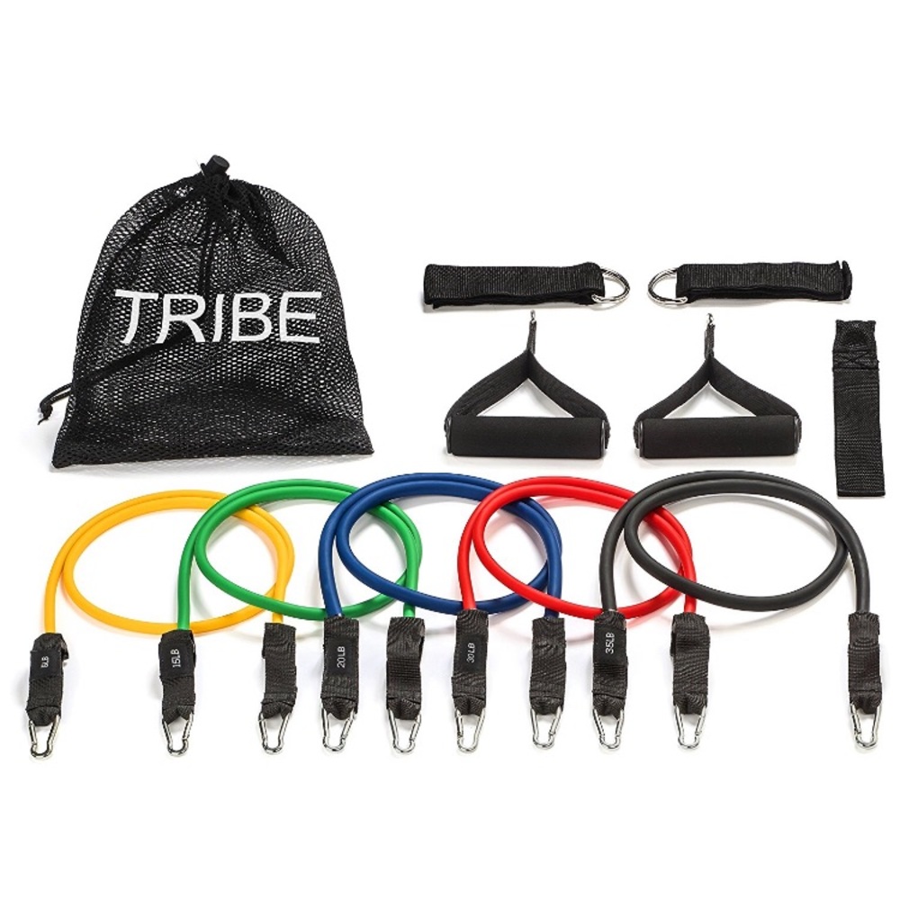 Tribe 11PC Premium Resistance Bands Set